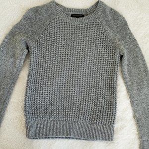 Banana Republic gray cable knit sweater